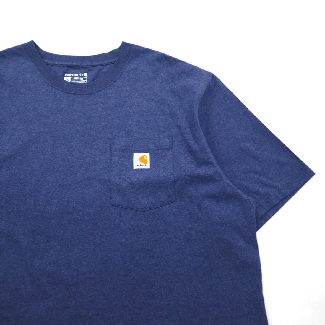 carhartt ルーズフィット ポケット Tシャツ 2XL LOOSE FIT ネイビー コットン