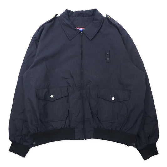 日本然リトテ-古着オンライン-SPIEWAK フライトジャケット 2XL ネイビー ナイロン ビッグサイズ-SpieWak Flight Jacket 2XL Navy Nylon Big Size