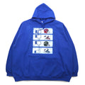 NFL Pullover Hoodie 5XL Blue Fleece Lining Buffalo Bills Big Size GILDAN Front Pocket