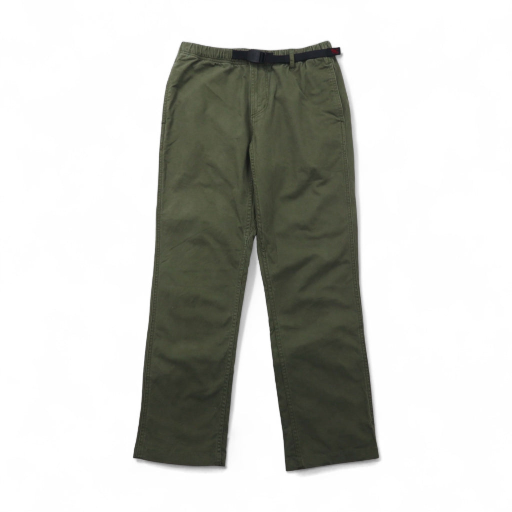 GRAMICCI ニュー ナローパンツ ジャストカット M カーキ コットン NEW NARROW PANTS JUST CUT 8817-FDJ