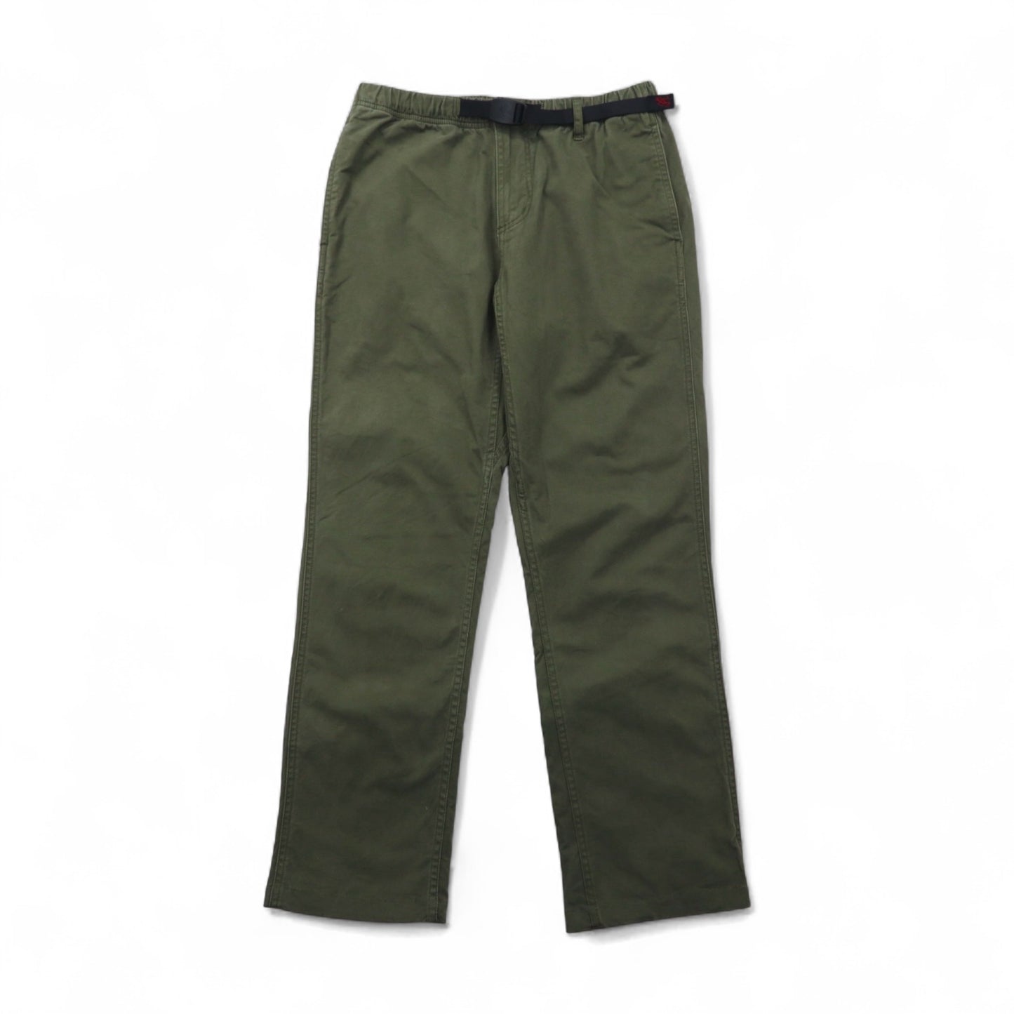 GRAMICCI ニュー ナローパンツ ジャストカット M カーキ コットン NEW NARROW PANTS JUST CUT 8817-FDJ