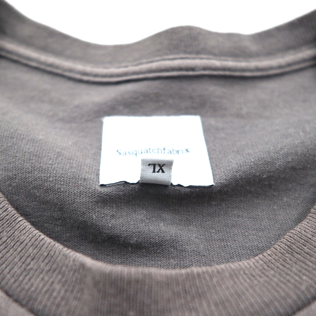 Sasquatch Fabrix 首切り全面テッカイ Tシャツ XL グレー 鈴木賢二 コットン