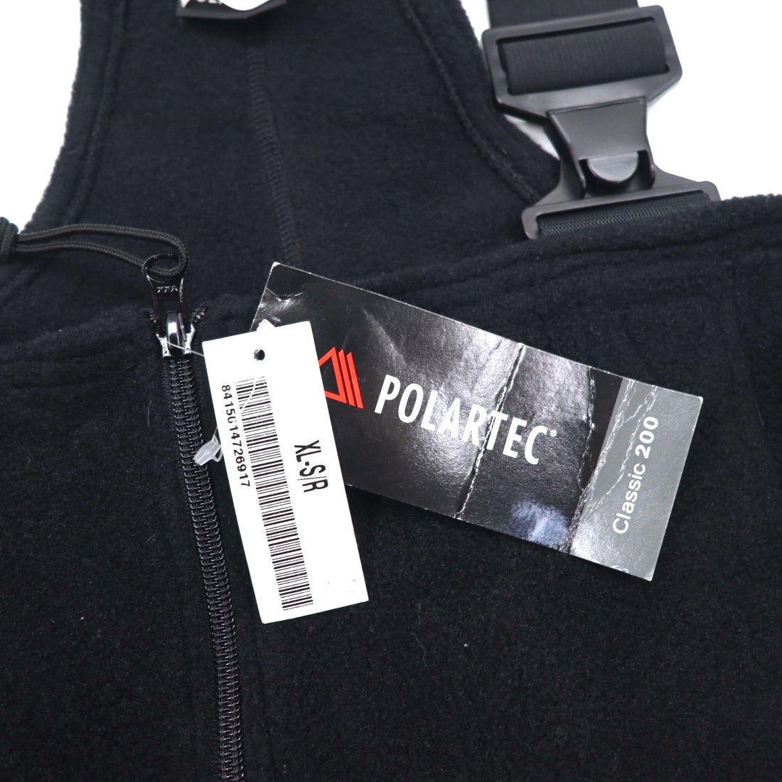 US ARMY Polartec Fleece Overalls XL Black Polyester Military 8415-01-472-6917 PECKHAM INCORPORATED Deadstock Unused