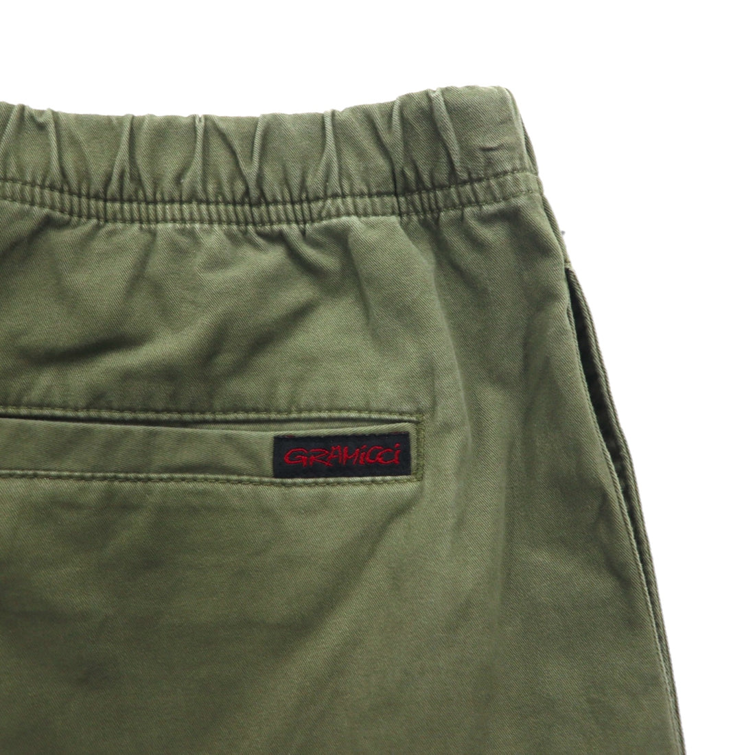 GRAMICCI ニュー ナローパンツ ジャストカット M カーキ コットン NEW NARROW PANTS JUST CUT 8817-FDJ