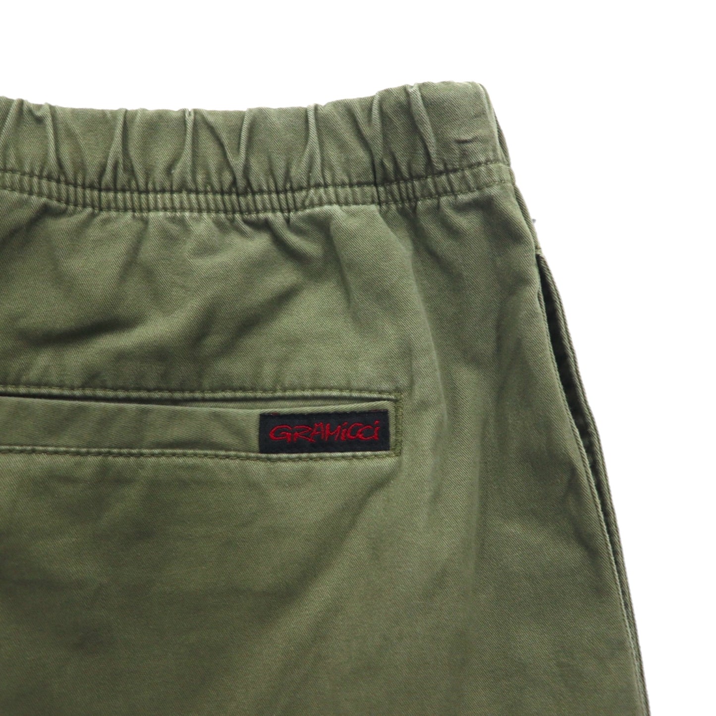 GRAMICCI ニュー ナローパンツ ジャストカット M カーキ コットン NEW NARROW PANTS JUST CUT 8817-FDJ