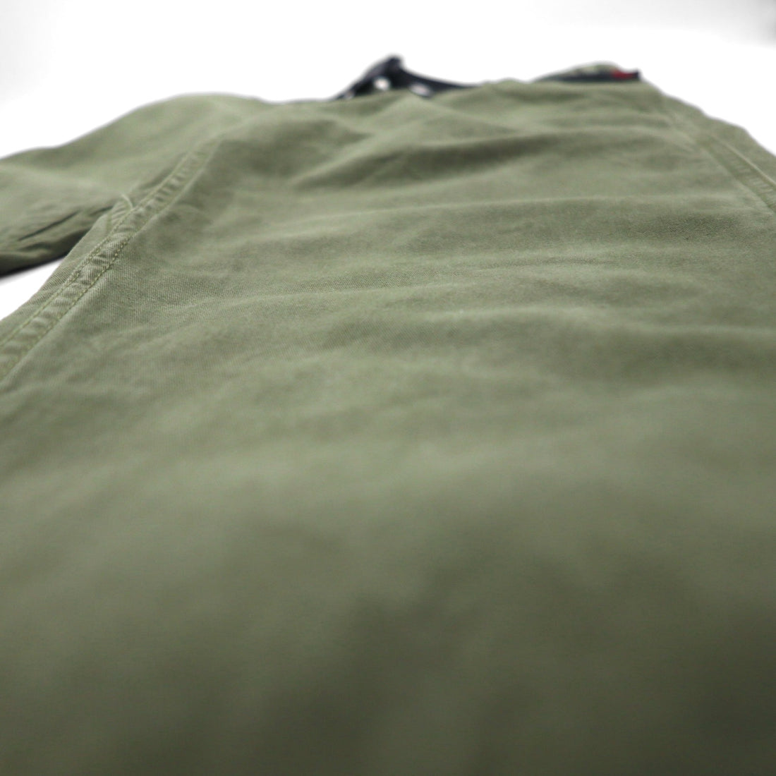 GRAMICCI ニュー ナローパンツ ジャストカット M カーキ コットン NEW NARROW PANTS JUST CUT 8817-FDJ