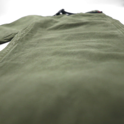GRAMICCI ニュー ナローパンツ ジャストカット M カーキ コットン NEW NARROW PANTS JUST CUT 8817-FDJ