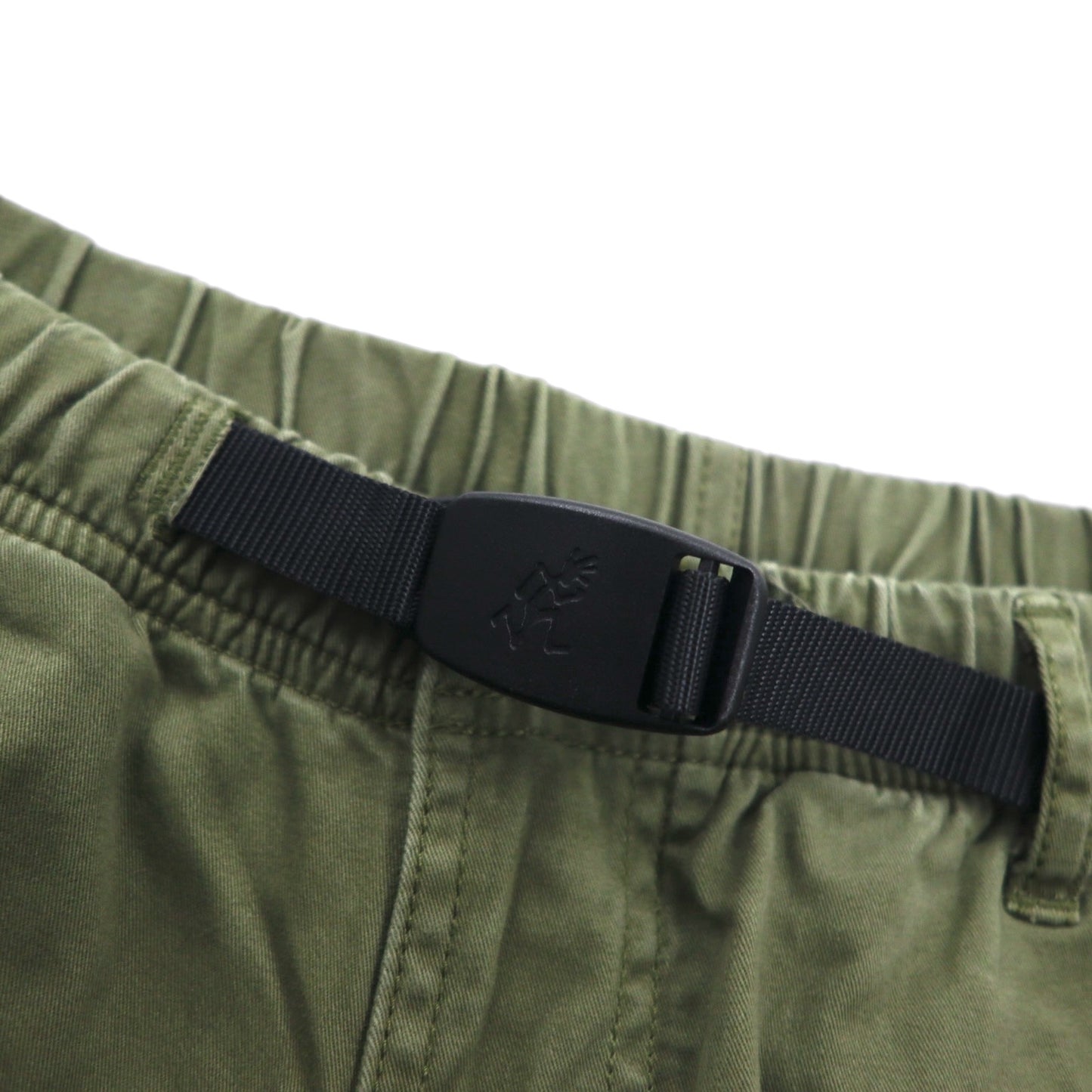 GRAMICCI ニュー ナローパンツ ジャストカット M カーキ コットン NEW NARROW PANTS JUST CUT 8817-FDJ