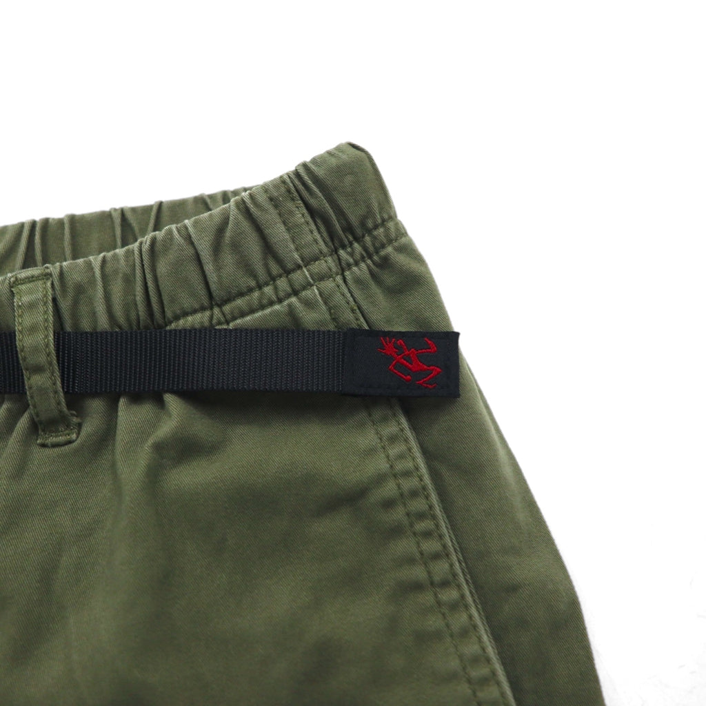 GRAMICCI ニュー ナローパンツ ジャストカット M カーキ コットン NEW NARROW PANTS JUST CUT 8817-FDJ