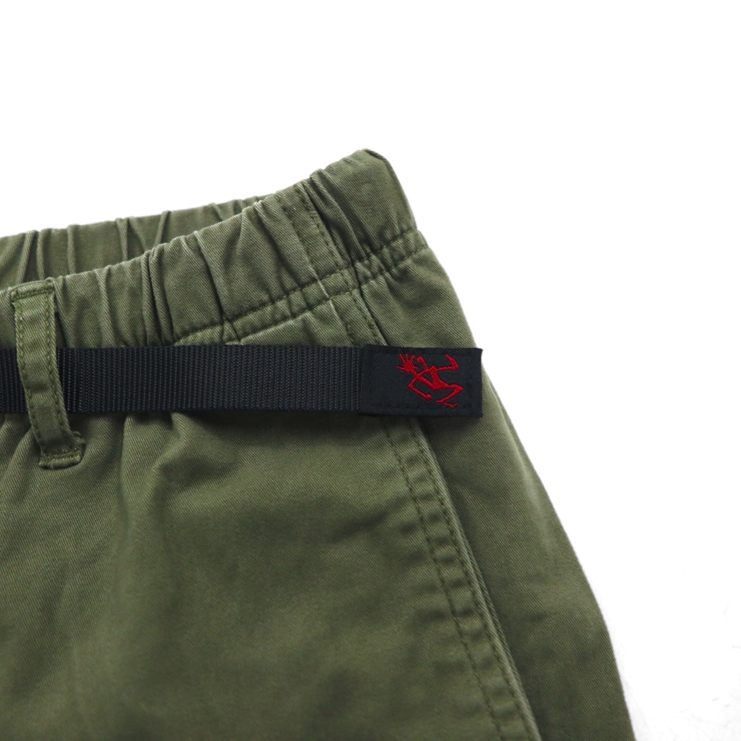 GRAMICCI ニュー ナローパンツ ジャストカット M カーキ コットン NEW NARROW PANTS JUST CUT 8817-FDJ