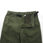 GRAMICCI ニュー ナローパンツ ジャストカット M カーキ コットン NEW NARROW PANTS JUST CUT 8817-FDJ