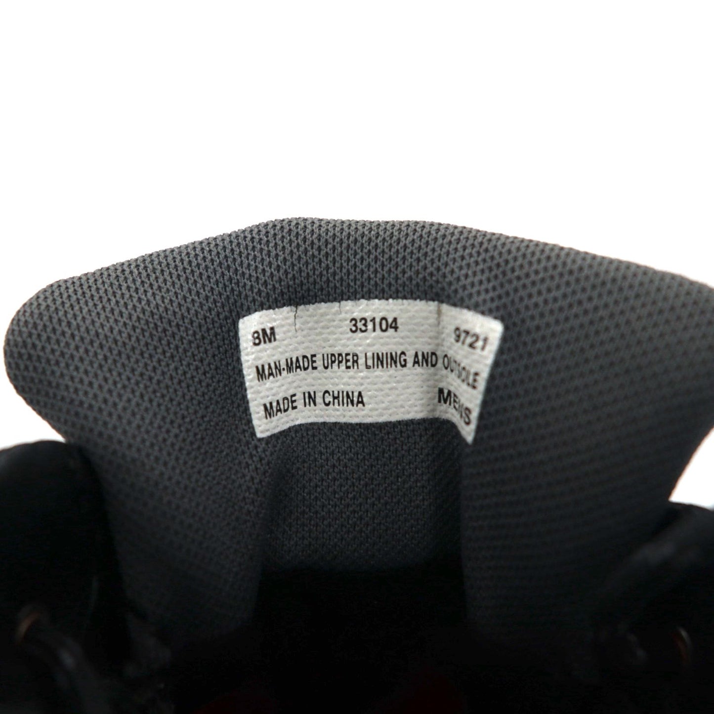 Timberland トレッキングブーツ 26cm ブラック レッド 防水 9721 PIPER TRAIL Mid Leather and Fabric Waterproof