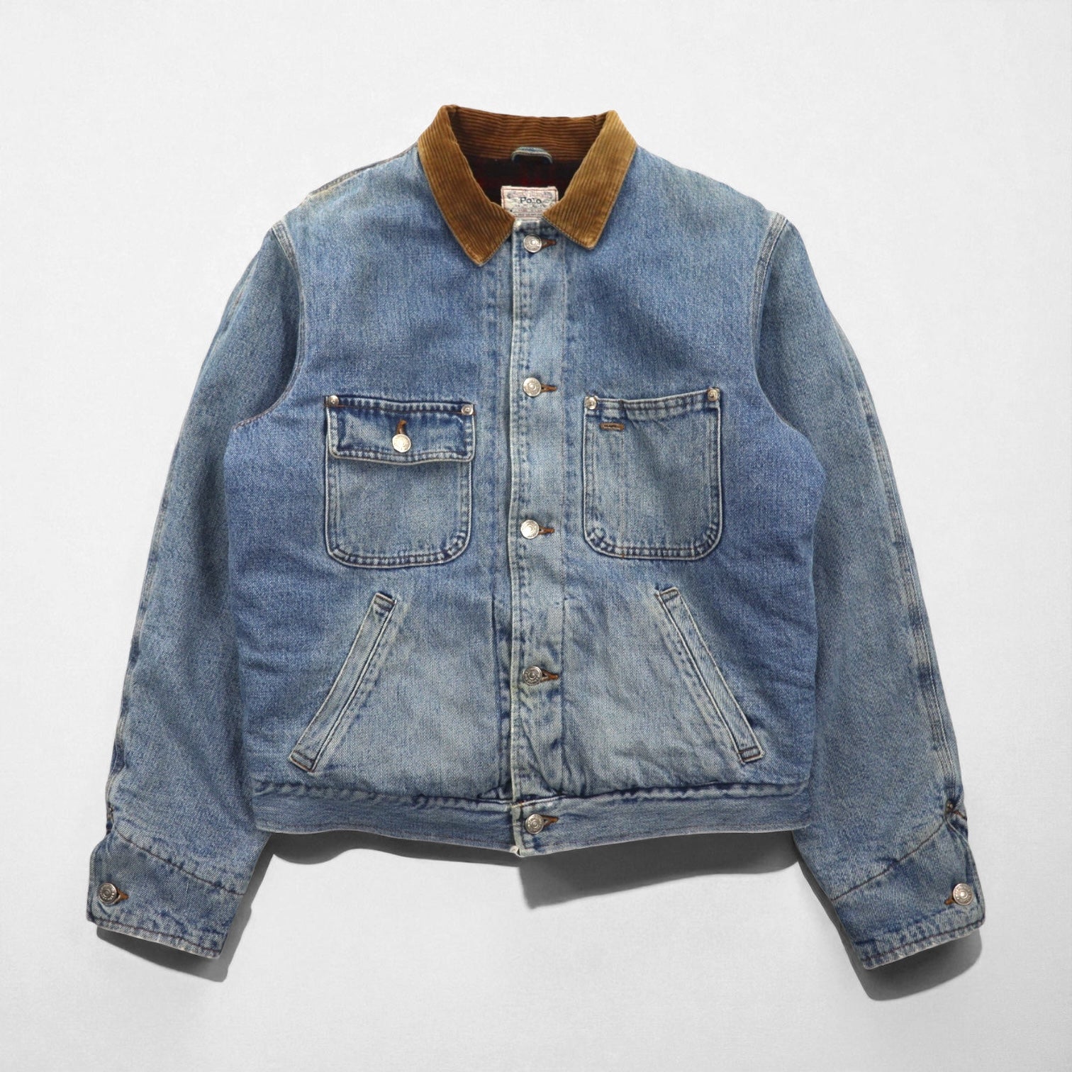 Polo Ralph Lauren 80年代 USA製 デニムジャケット Gジャン XL
