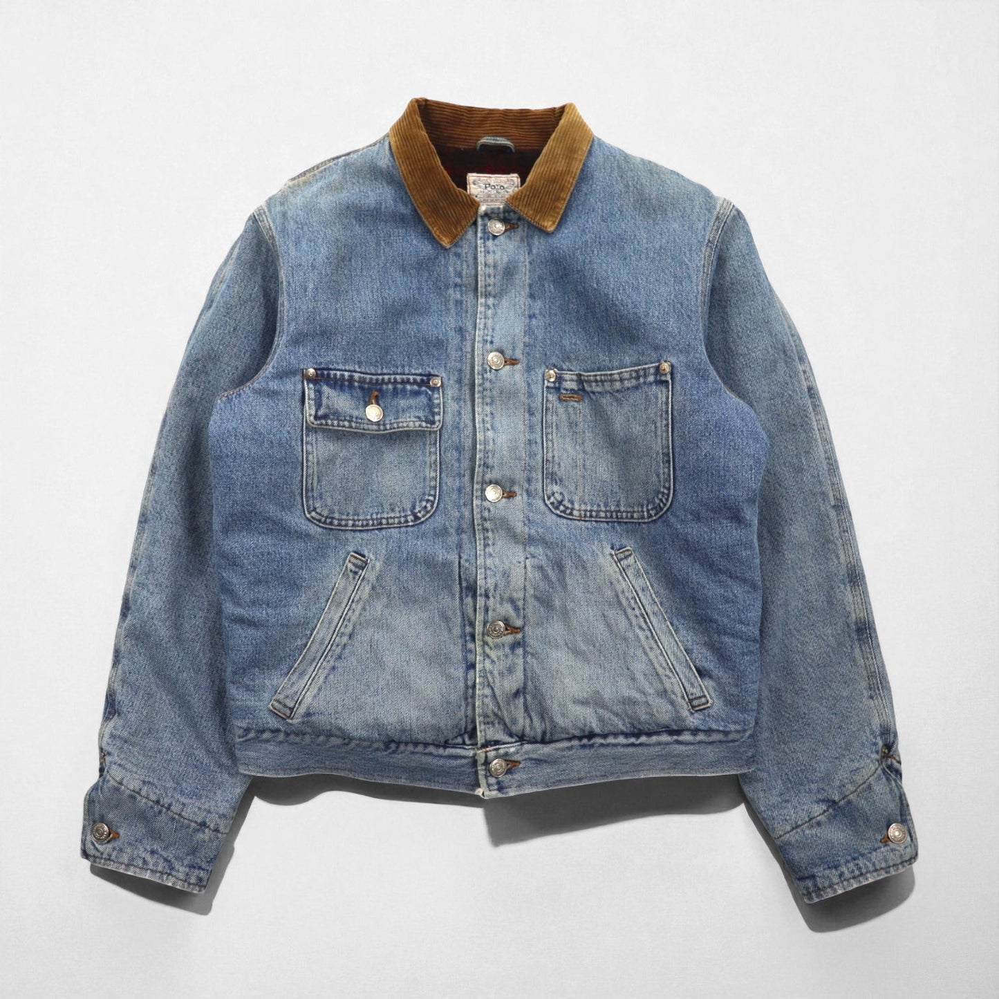Polo Ralph Lauren 80年代 USA製 デニムジャケット Gジャン XL  