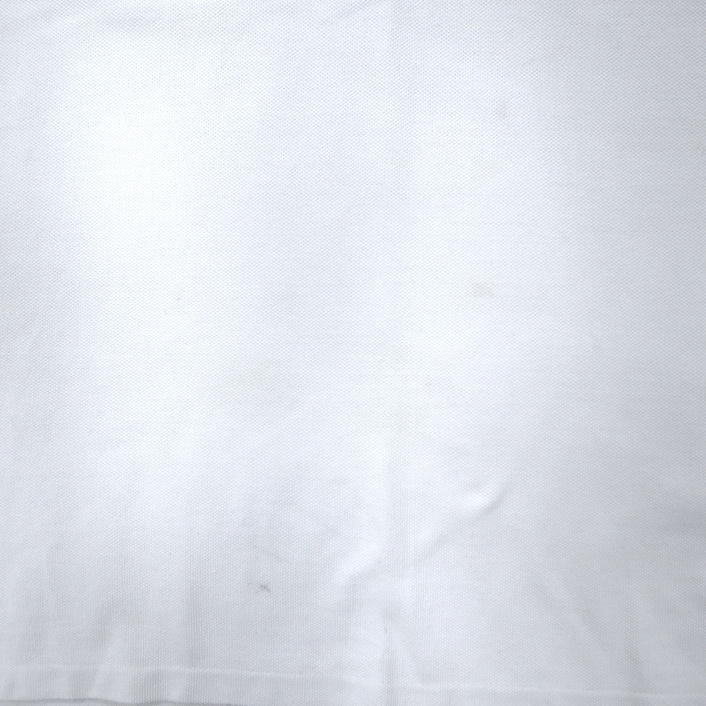 POLO RALPH LAUREN Polo shirt L White Cotton Pique CUSTOM FIT Small pony embroidery