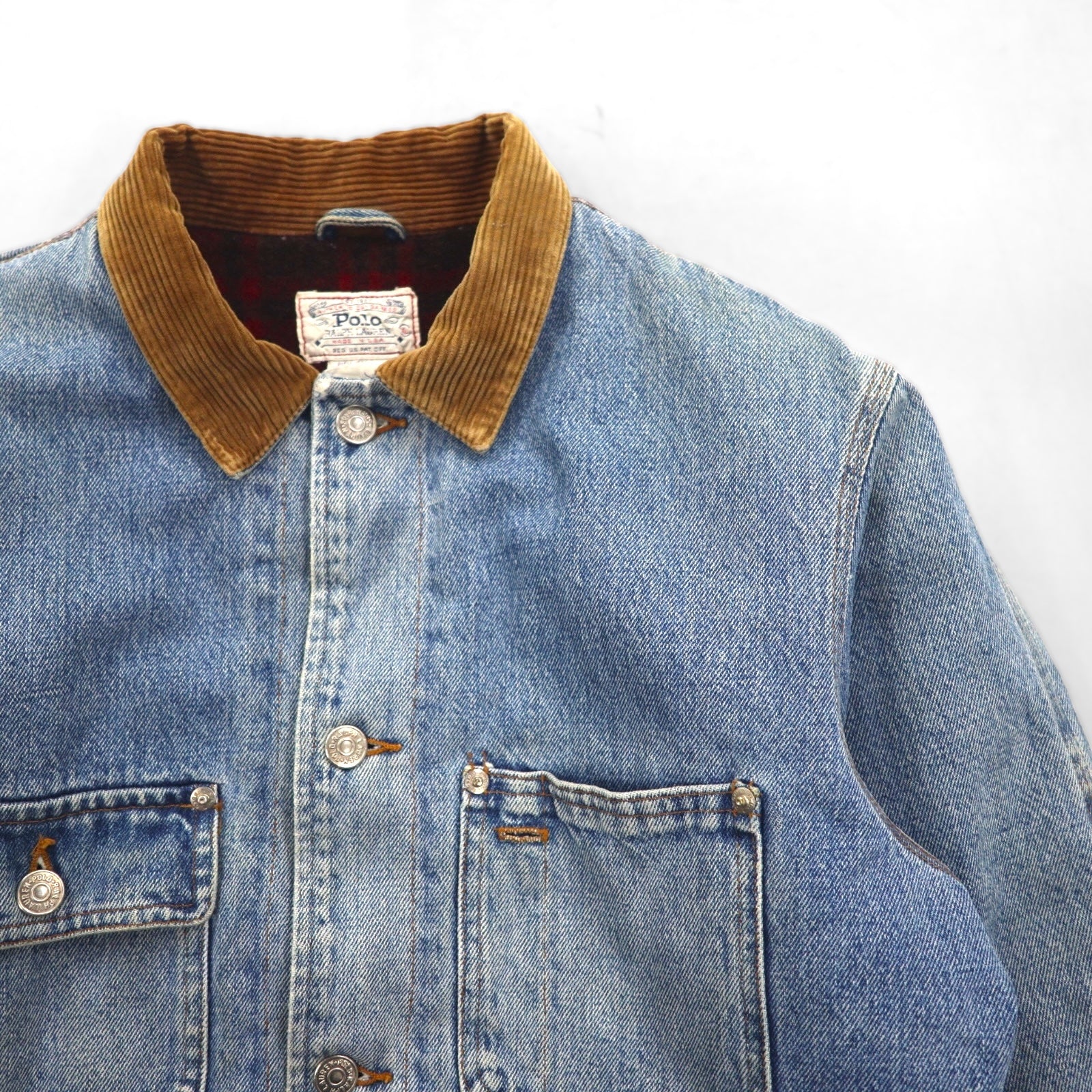 Polo Ralph Lauren 80年代 USA製 デニムジャケット Gジャン XL