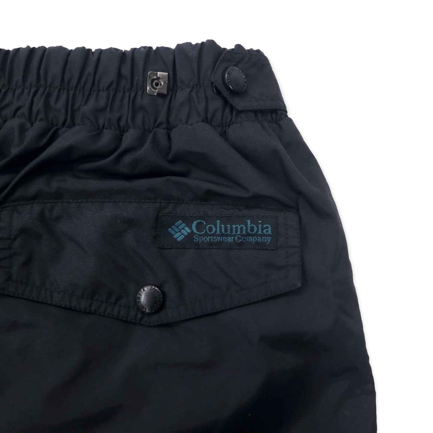 Columbia 90年代 ナイロン マウンテンパンツ L ブラック 防水 スリランカ製