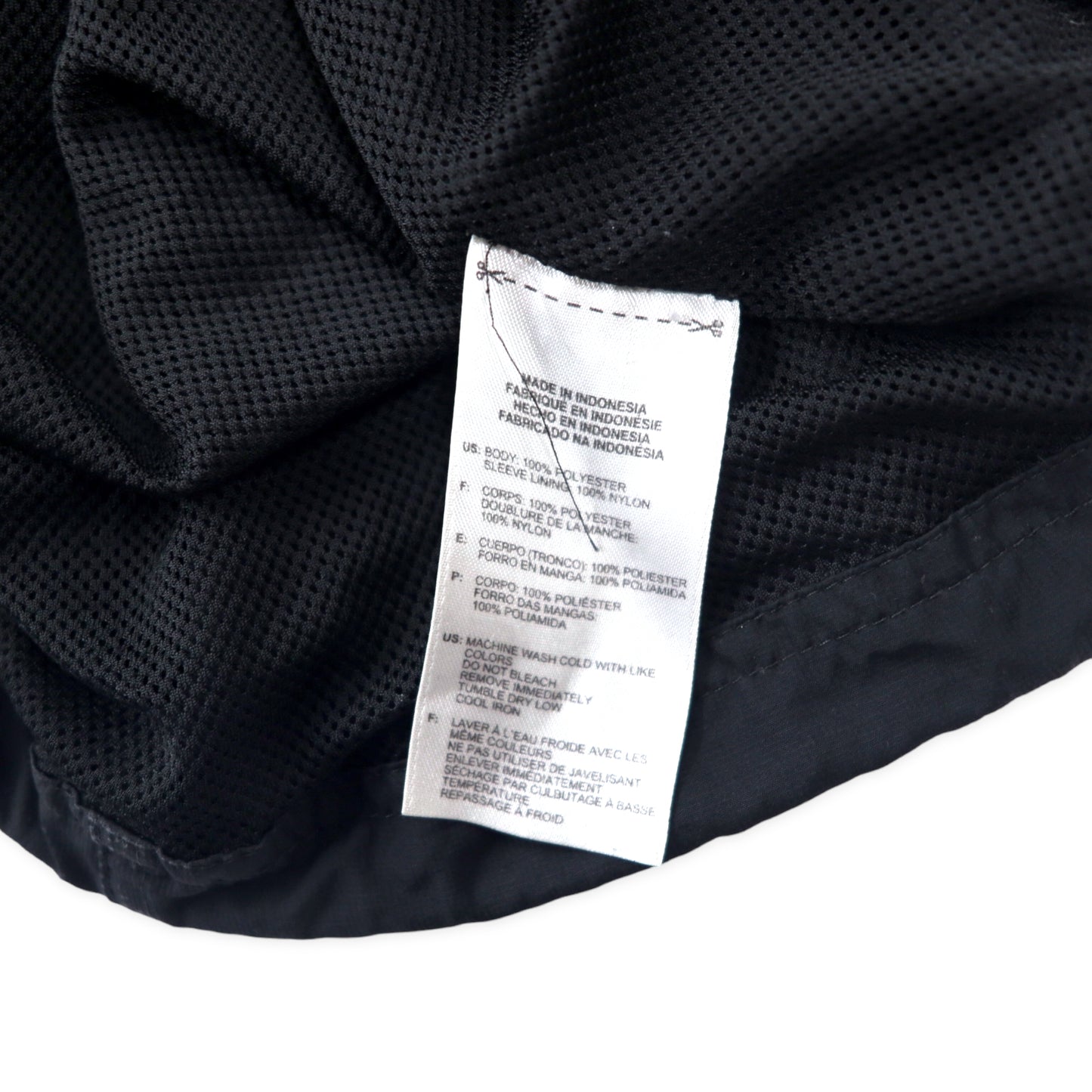 adidas ハーフジップ ナイロンジャケット トラックジャケット O ブラック ポリエステル カレッジ刺繍 TENESSEE