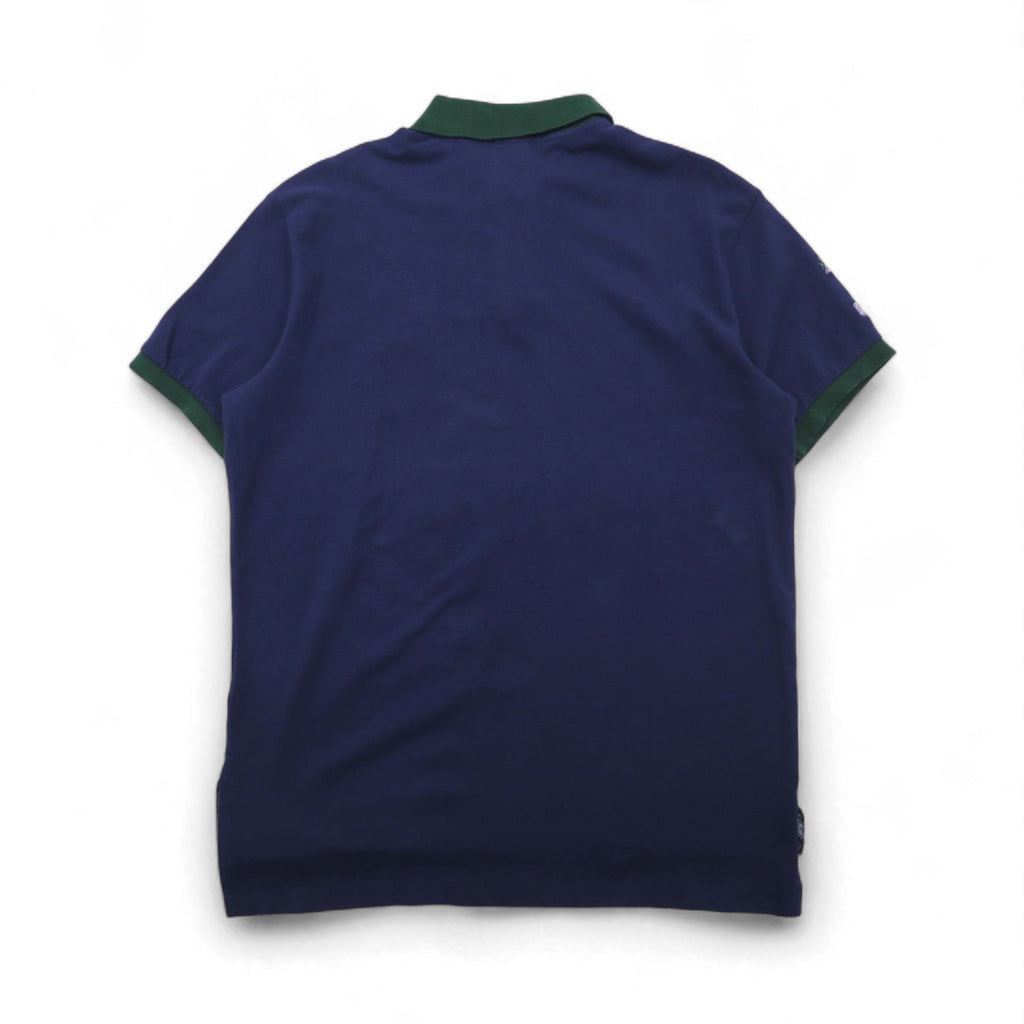 Polo by Ralph Lauren 90s Big Pony Embroidered Polo Shirt, Size L, Navy, Cotton, Pique, Custom Fit, Classics, Unused