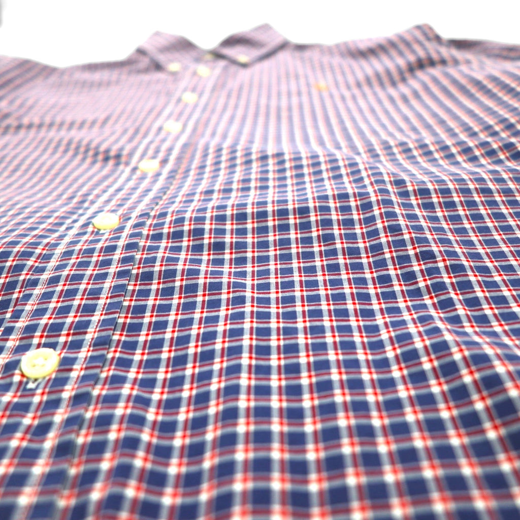 Ralph Lauren Button-Down Shirt, XL, Navy Check, Slim Fit, Small Pony Embroidery