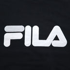 FILA Crew Neck Sweatshirt XL Black Cotton Classic Logo Print
