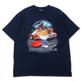 日本然リトテ-古着オンライン-LOONEY TUNES COLLECTION キャラクタープリント Tシャツ XL ネイビー コットン ダズマニアンデビル COOL TOOLS メキシコ製-LOONEY TUNES COLLECTION Character Print T-SHIRT XL Navy Cotton Dazmanian Devil COOL TOOLS Mexico Made