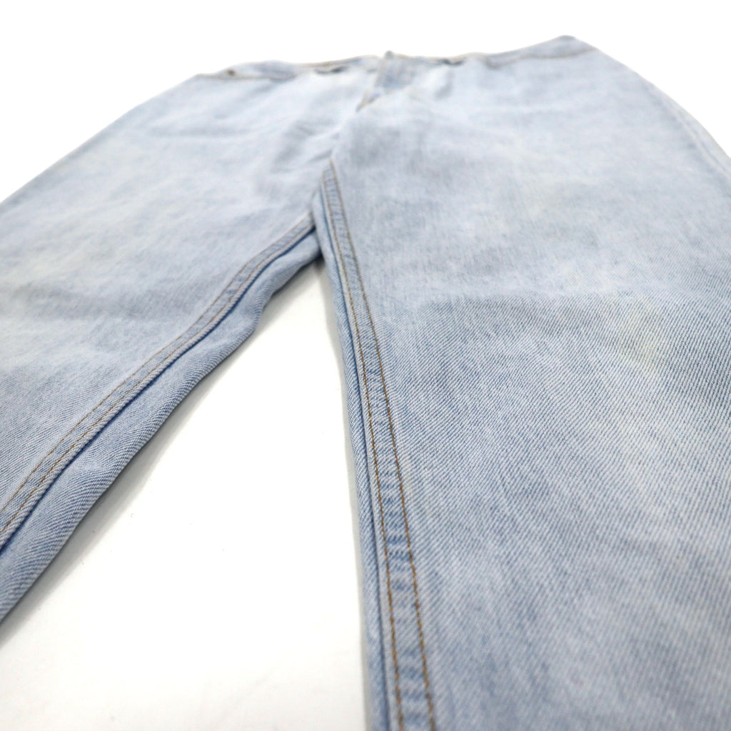 Levi's USA Made 90s 512 Slim Fit Tapered Denim Pants L Blue Ice Wash Cotton Zipper Fly 10512-0233
