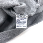 Polo by Ralph Lauren Half-Zip Sweatshirt L Grey Cotton Small Pony Embroidery