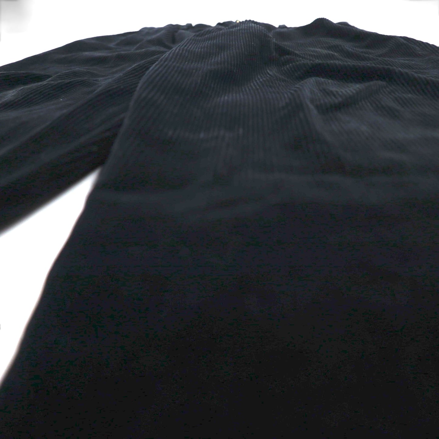 NAUTICA 90年代 2タック ワイド コーデュロイ チノパンツ L ブラック コットン 太畝