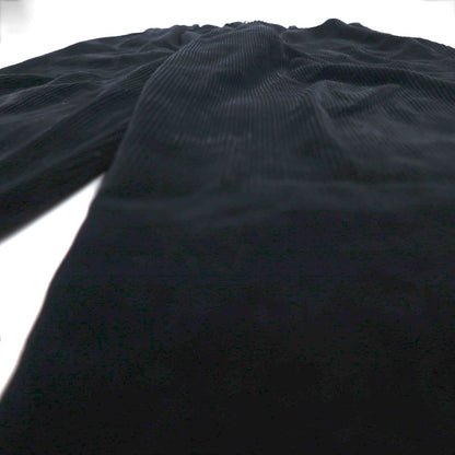 NAUTICA 90年代 2タック ワイド コーデュロイ チノパンツ L ブラック コットン 太畝