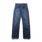 Levi's 90s Made in Japan 502-XX Reissue Big E Selvedge Denim Pants, Size M, Indigo Blue, Talon Zip, Uniform Fit, Used Look