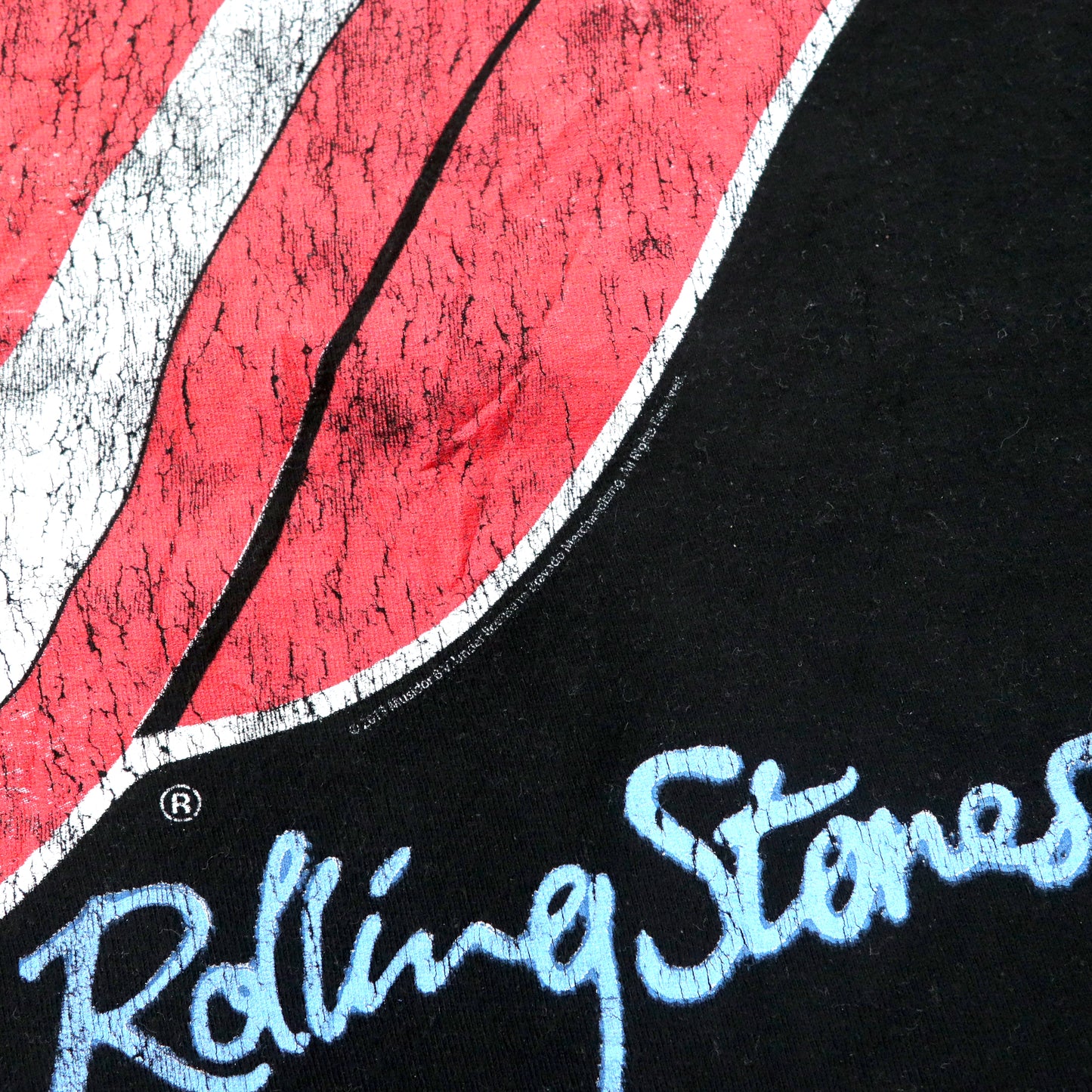 THE ROLLING STONES バンドTシャツ ベロT XL ブラック コットン ビッグサイズ メキシコ製