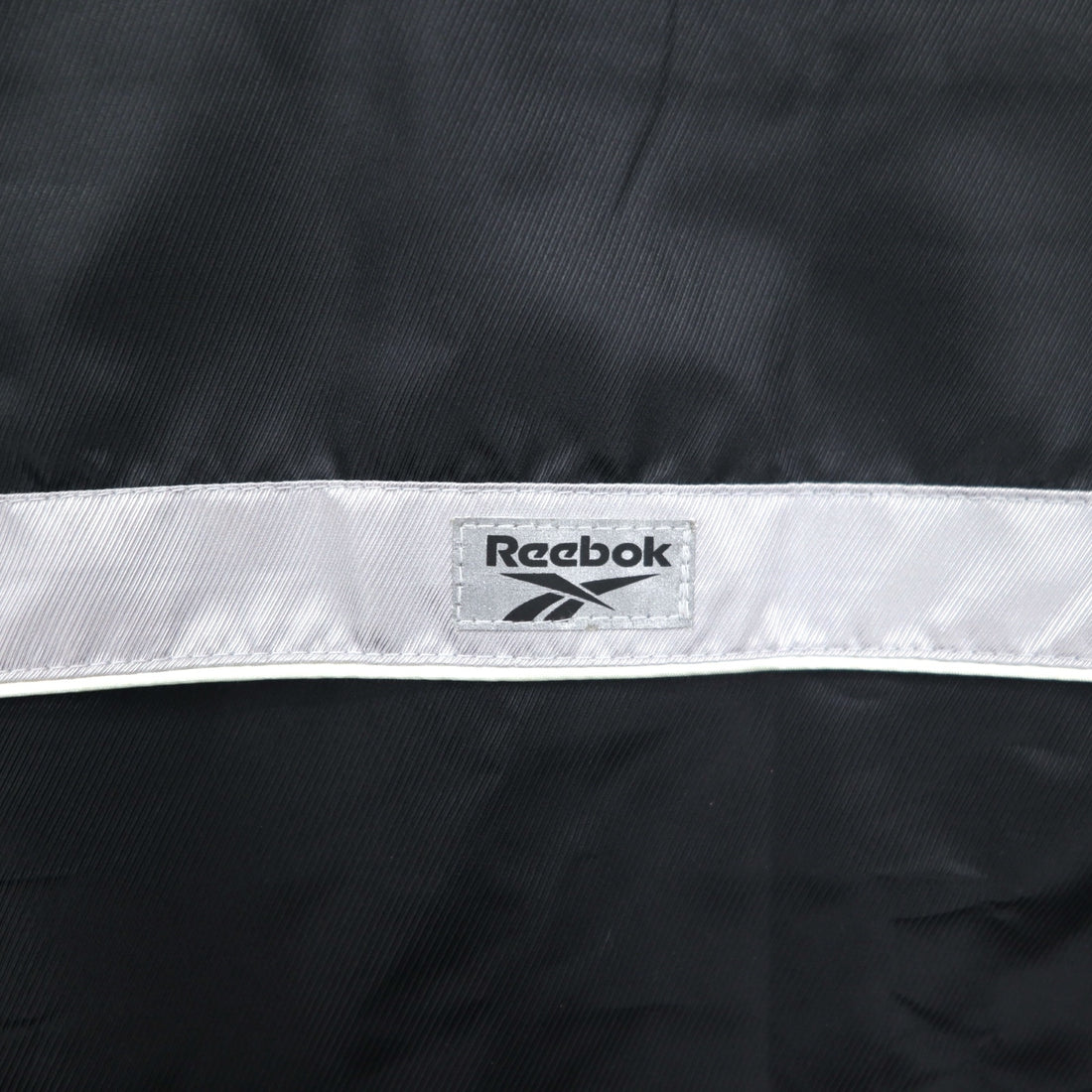 Reebok 90s Nylon Jacket Track Jacket Jersey L Black Grey Logo Embroidery