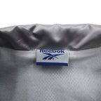 Reebok 90s Nylon Jacket Track Jacket Jersey L Black Grey Logo Embroidery