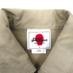 PUNK DRUNKERS Earth-Connecting Convertible All-in-One, Large, Beige, Cotton