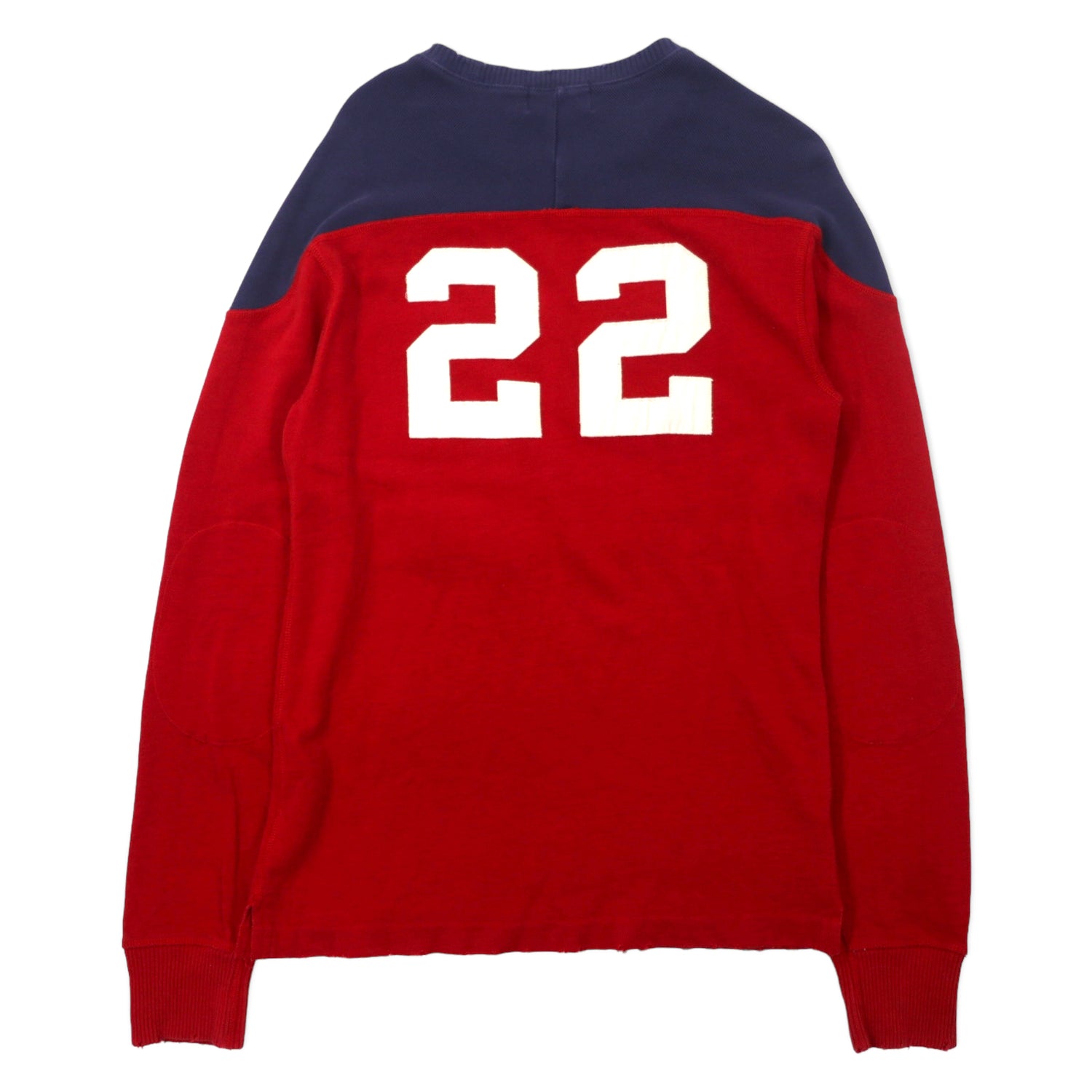 RUGBY RALPH LAUREN Football Shirt RUGBY SHIRT S Red Cotton Numbers 