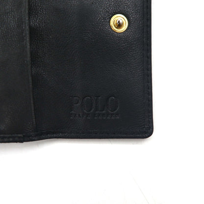 POLO RALPH LAUREN 5連 キーケース ブラック レザー ビッグポニー