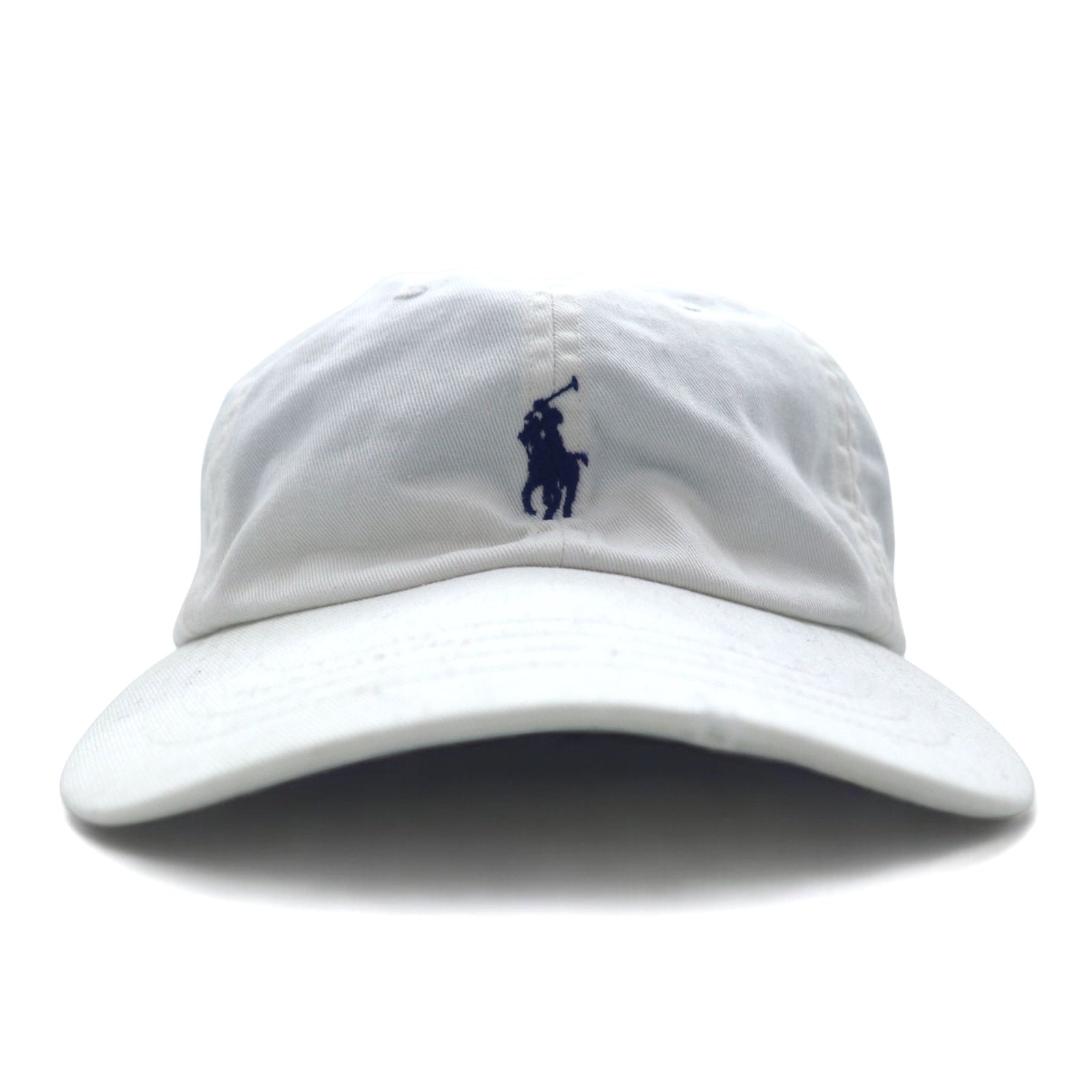 POLO RALPH LAUREN スモールポニー刺繍 6パネルキャップ ONE ホワイト コットン