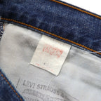 Levi's 90s Made in Japan 502-XX Reissue Big E Selvedge Denim Pants, Size M, Indigo Blue, Talon Zip, Uniform Fit, Used Look