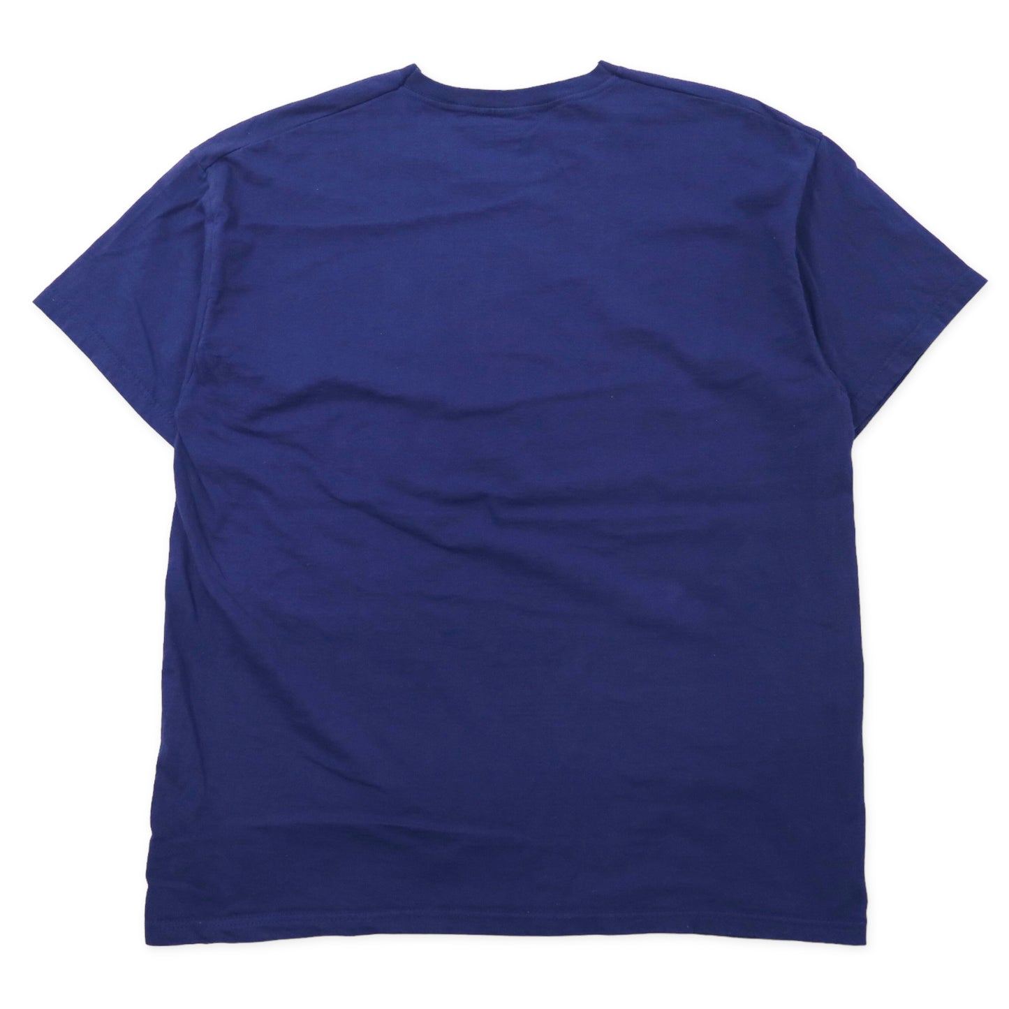 FRUIT OF THE LOOM モロッコ製 カレッジプリント Tシャツ XL ネイビー コットン IRELAND ヨーロッパライン