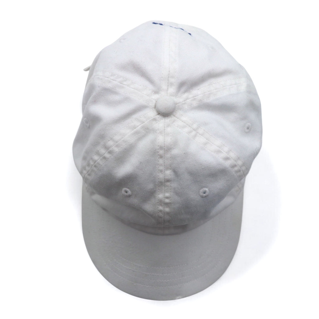 POLO RALPH LAUREN スモールポニー刺繍 6パネルキャップ ONE ホワイト コットン