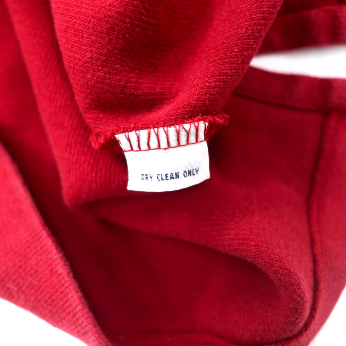 Polo by Ralph Lauren Half-Zip Sweatshirt L Red Cotton Small Pony Embroidery