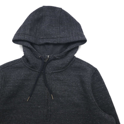 carhartt ハーフジップ パーカー M グレー RELAXED FIT コットン Clarksburg 103240