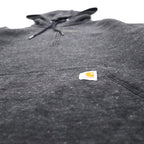 Carhartt Clarksburg Half-Zip Hoodie, Size M, Gray, Relaxed Fit, Cotton, 103240