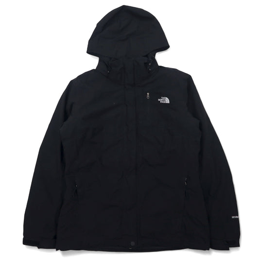 THE NORTH FACE 3WAY マウンテンパーカー L ブラック ポリエステル HYVENT 防水 透湿 ジップインジップ搭載 インサレーションライナー着脱式 フード着脱式 US規格