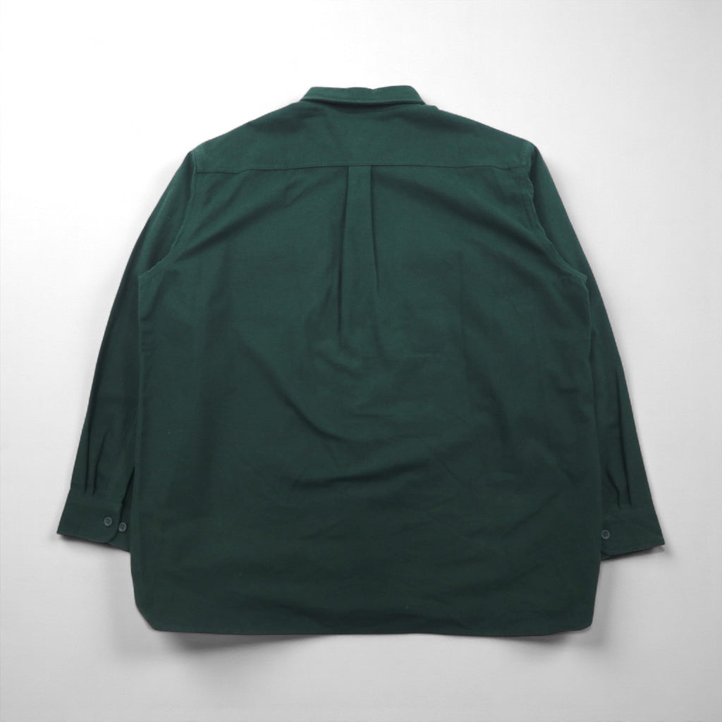 L.L.Bean シャミークロスシャツ フランネルシャツ 2XL カーキ コットン ダブルポケット 187923