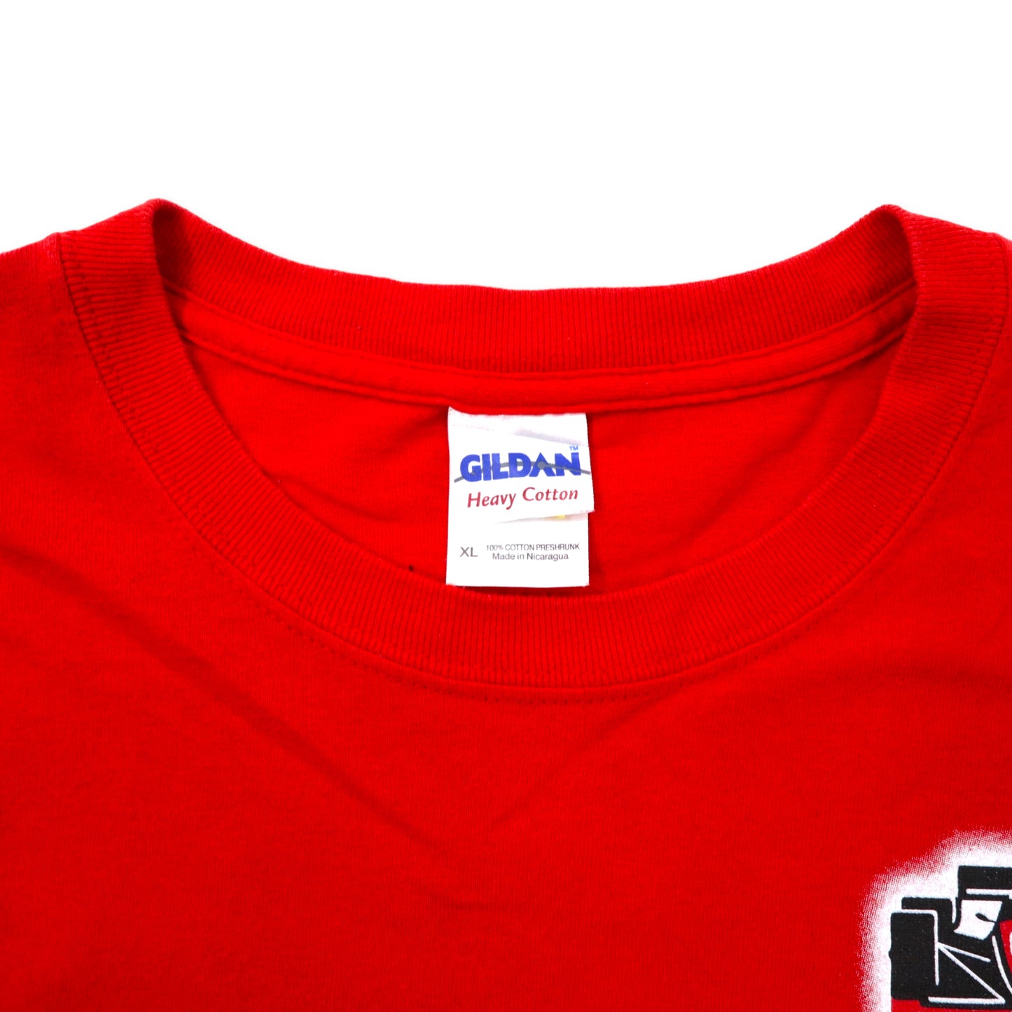 GILDAN レーシングカー プリントTシャツ XL レッド コットン HONDA INDY ホンダ