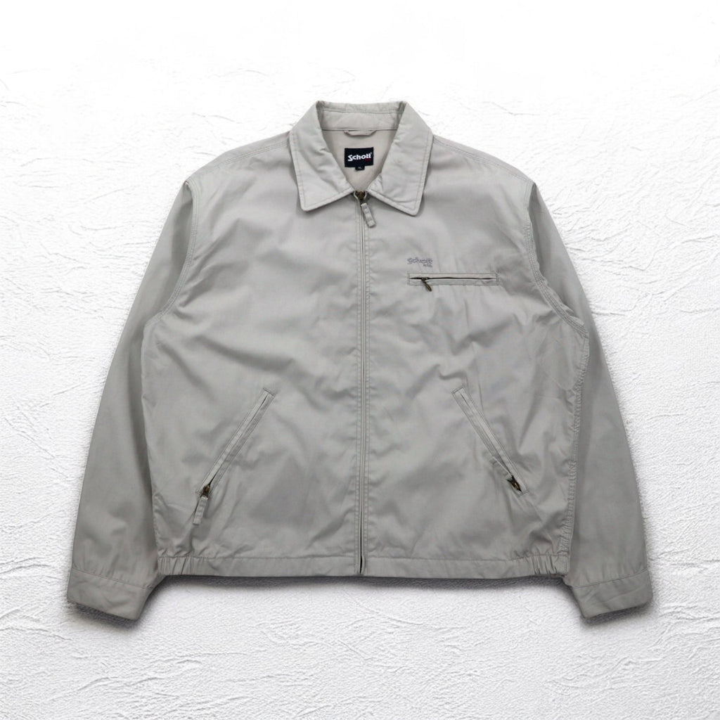 Schott N.Y.C. ハリントンジャケット ワークジャケット XL ベージュ ポリエステル コットン