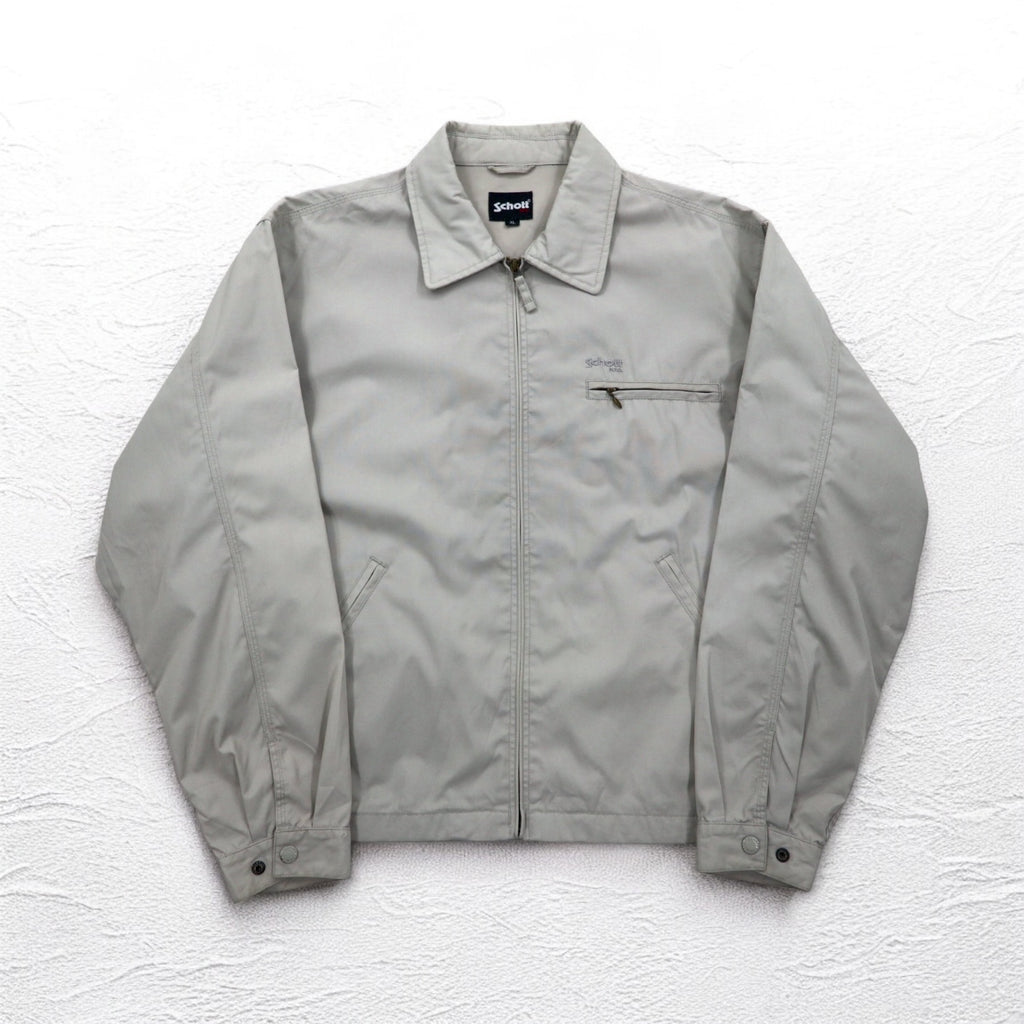 Schott N.Y.C. ハリントンジャケット ワークジャケット XL ベージュ ポリエステル コットン