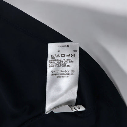 Polo by Ralph Lauren ロングスリーブ Tシャツ パーカー S ネイビー 袖プリント POLO USA